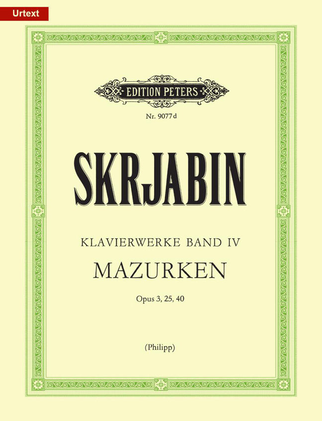 Skrjabin: Klavierwerke 4
