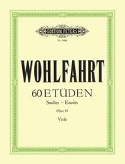 Franz Wohlfahrt: 60 Studies for Viola Op.45