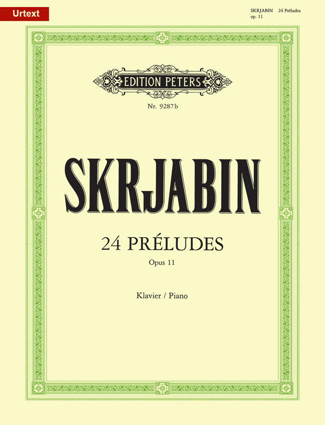 Scriabin: 24 Preludes op. 11 -für Klavier