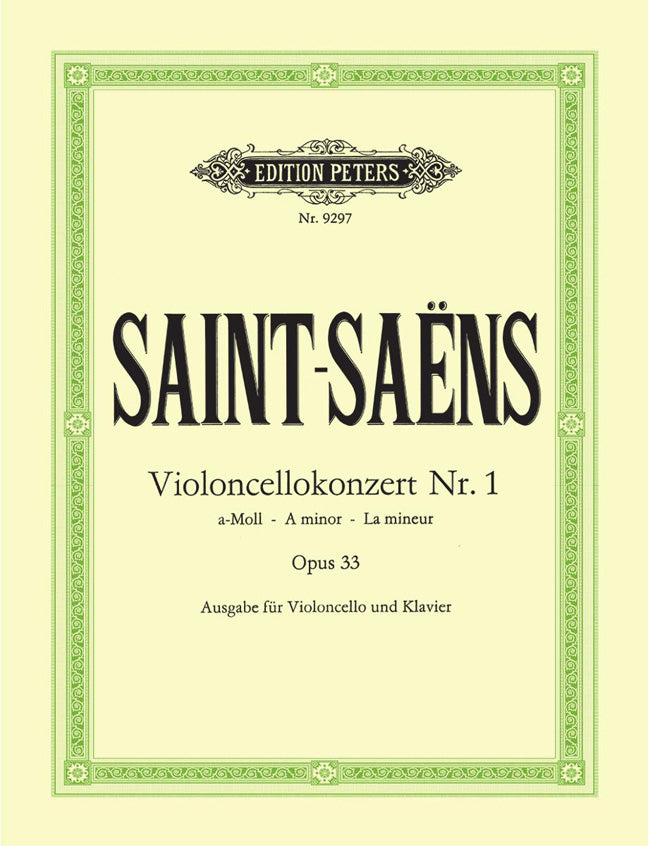 Camille Saint-Saëns: Concert 01 A Opus33