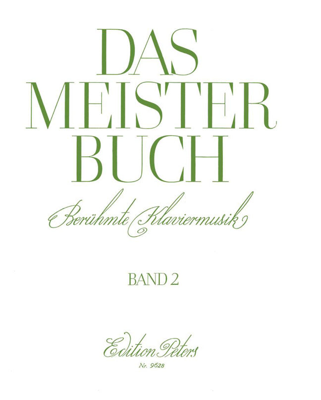 Hungar: Meisterbuch 2 Beruhmte Klavier