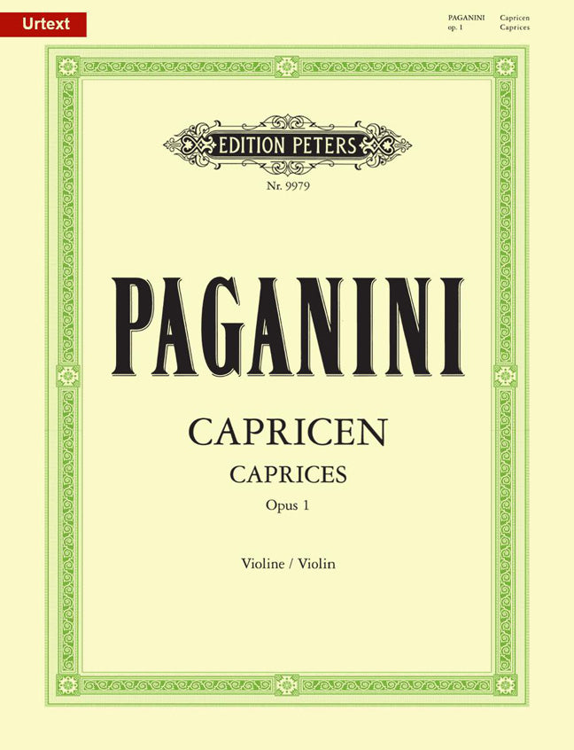 Niccolò Paganini: 24 Capricen für Violine solo op. 1
