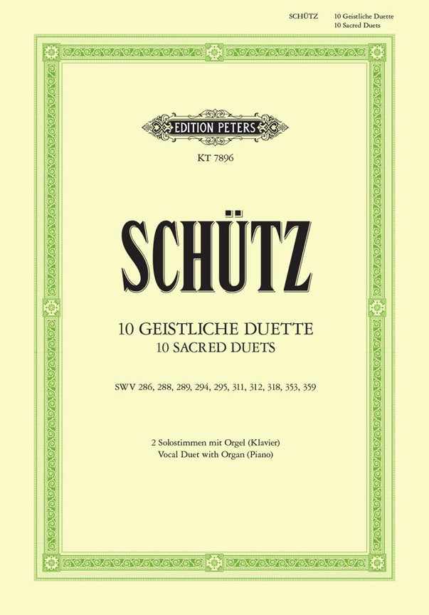 Heinrich Schütz: Geistliche Duette