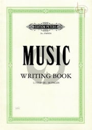 Music Writing Book 12 Staves