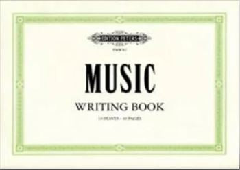 Music Writing Book