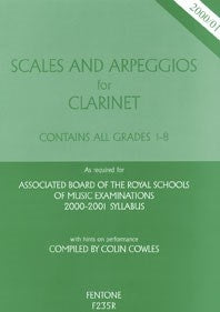 Scales and Arpeggios for Clarinet(Contains all Grades 1 - 8)