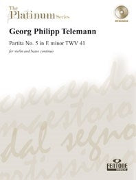 Partita No. 5 in E minor TWV 41(for Violin and basso continuo)