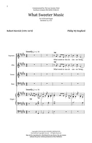 Philip Stopford: What Sweeter Music (SATB)