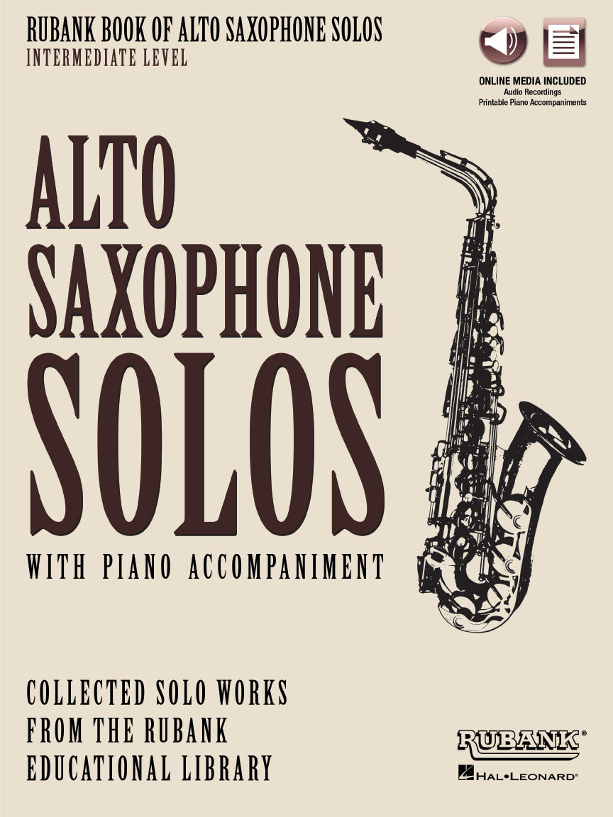 Rubank Book of Alto Saxophone Solos - Intermediate