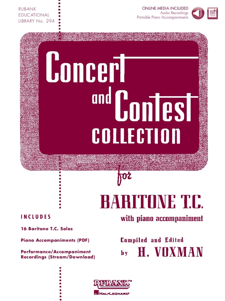 Concert and Contest Collection for Baritone TC