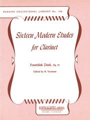 16 Modern Etudes for Clarinet, Op. 14