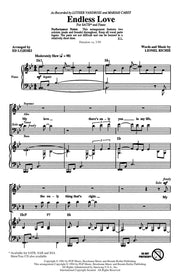 Lionel Richie: Endless Love (SSA)