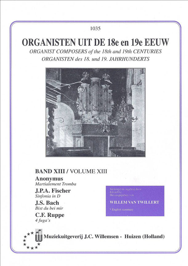 Organisten uit de 18e en 19e Eeuw 13 afbeelding 2