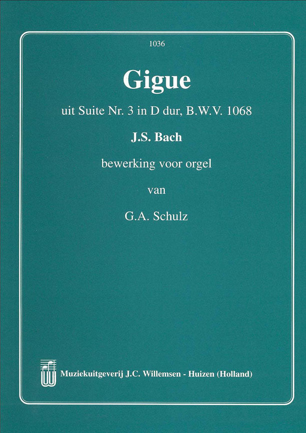 Gigue Uit Suite 3 D BWV1068 afbeelding 2