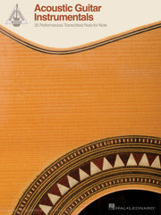 Acoustic Guitar Instrumentals – 25 Performances Transcribed Note for Note Guitar Recorded | Gitaar