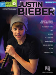 Justin Bieber – Pro Vocal Men's Edition Volume 64 | Piano, zang en gitaar