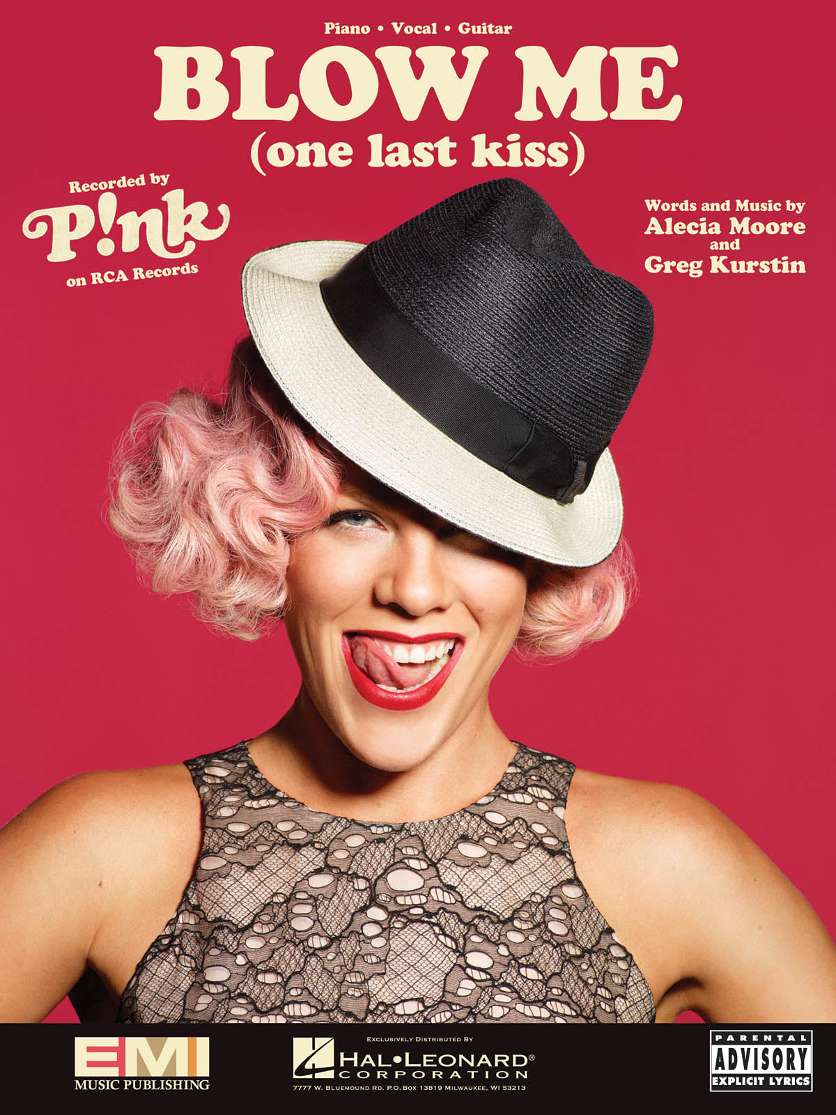Blow Me One Last Kiss | Piano, zang en gitaar