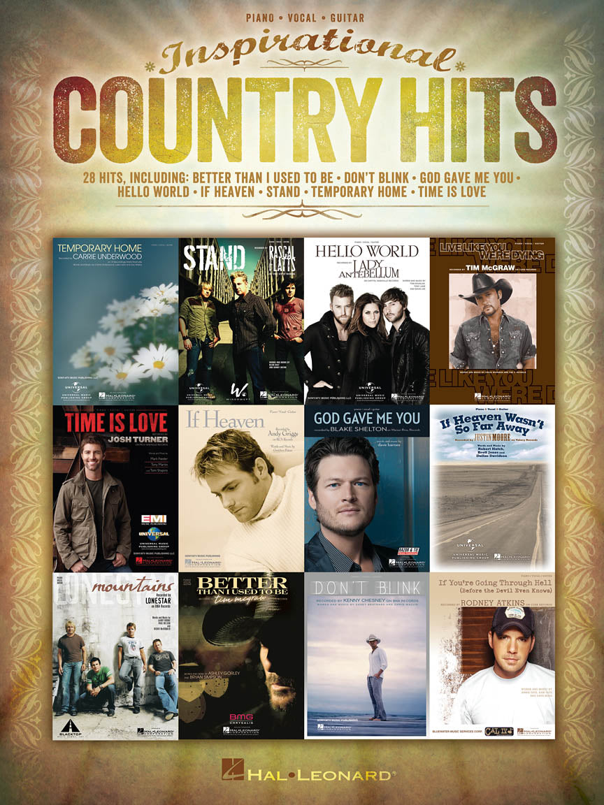 Inspirational Country Hits | Piano, zang en gitaar