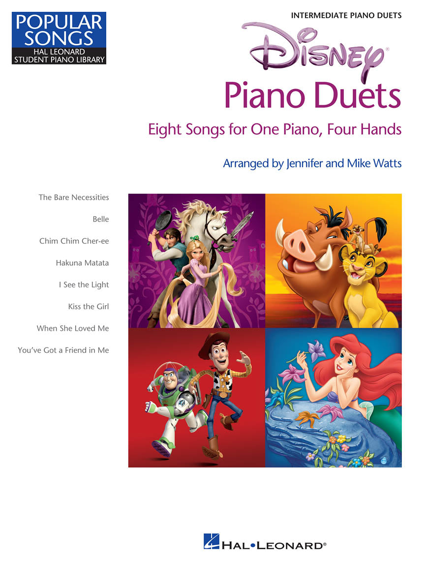 Disney Piano Duets – Popular Songs - 8 Songs for 1 Piano, 4 Hands