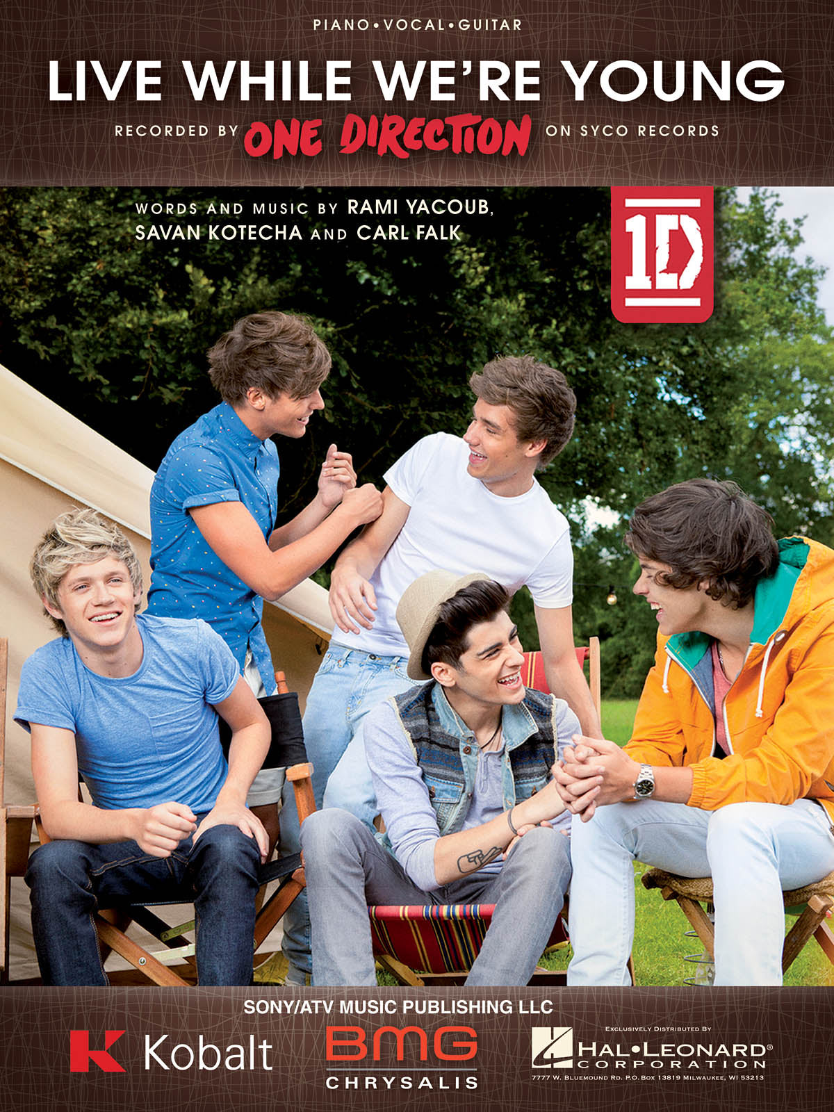Live While We're Young | Piano, zang en gitaar