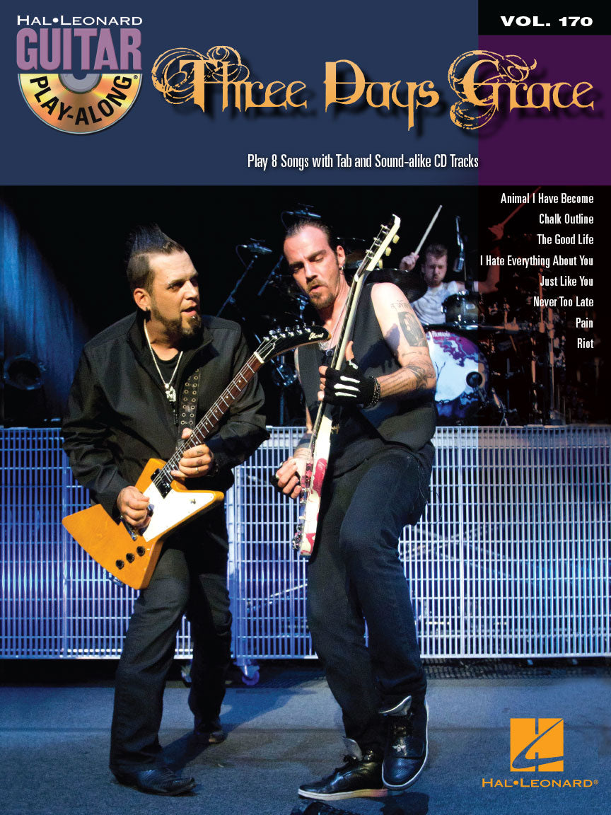 Three Days Grace – Guitar Play-Along Volume 170 | Gitaar