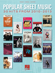 Popular Sheet Music - 30 Hits from 2010-2013 | Piano, zang en gitaar