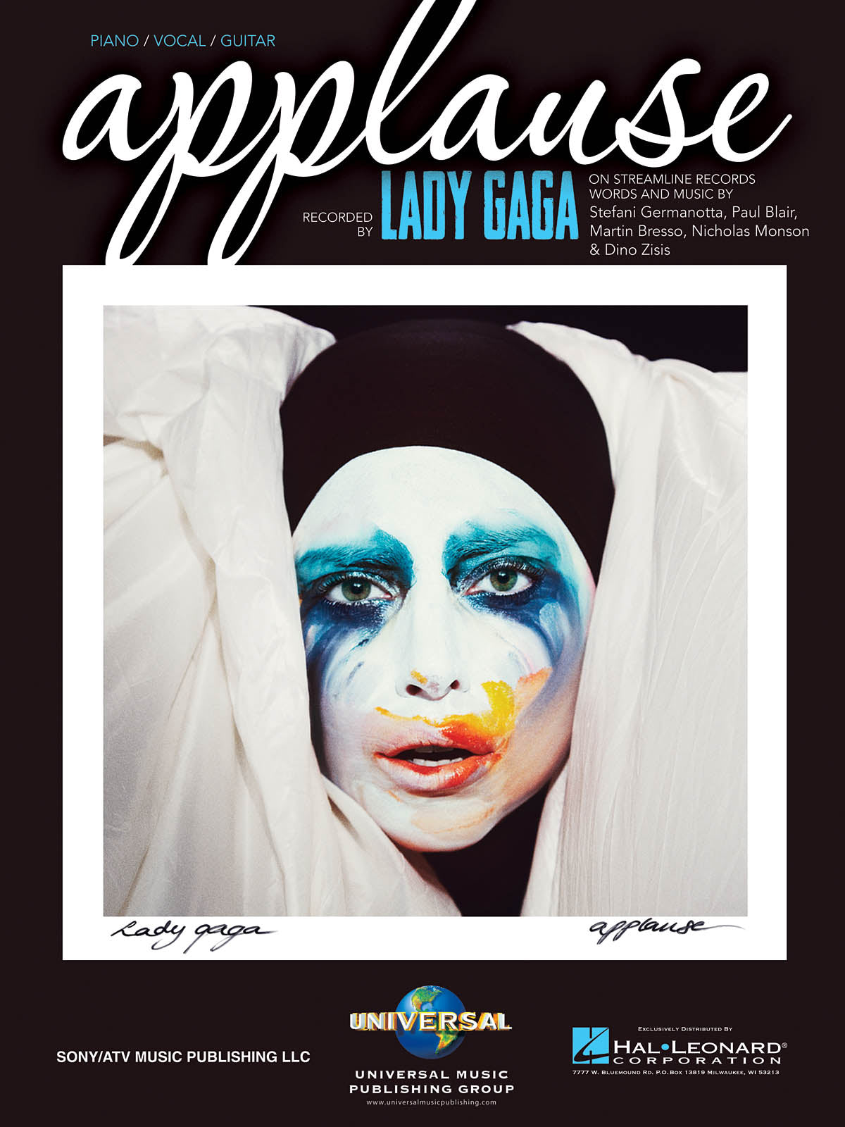 Applause | Piano, zang en gitaar