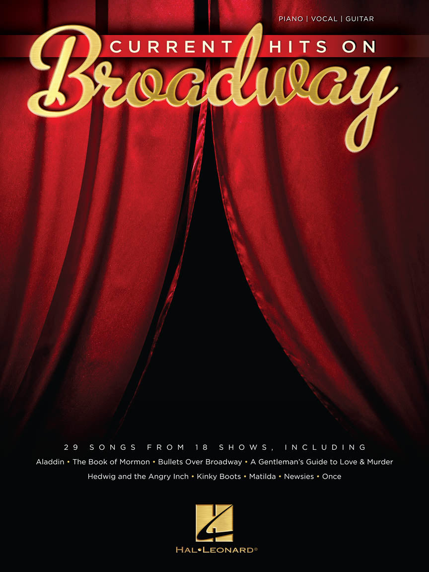 Current Hits on Broadway | Piano, zang en gitaar