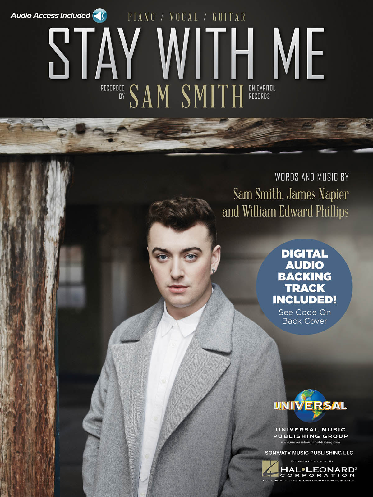 Stay with Me – Digital Audio Backing Track Included! | Piano, zang en gitaar