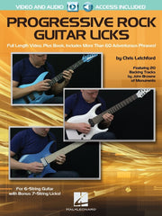 Progressive Rock Guitar Licks – Featuring 20 Backing Tracks by John Browne of Monuments | Gitaar
