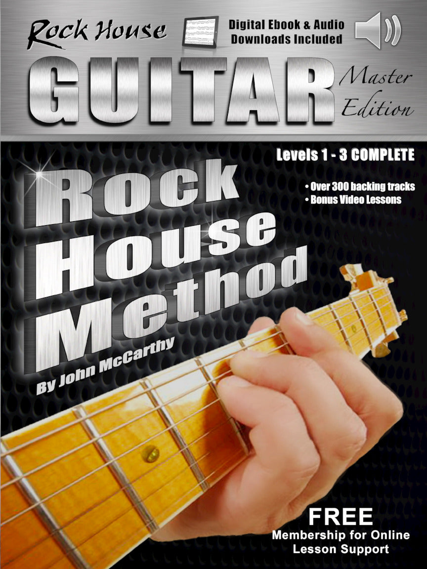 The Rock House Guitar Method Master Edition – Levels 1-3 Complete | Gitaar