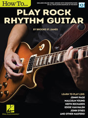 How to Play Rock Rhythm Guitar – Book with Online Video Lessons | Gitaar