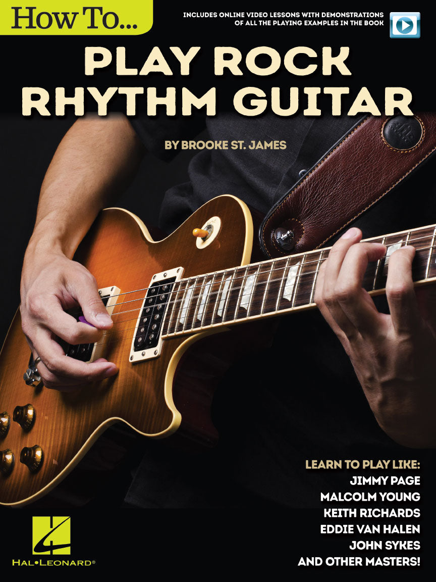 How to Play Rock Rhythm Guitar – Book with Online Video Lessons | Gitaar