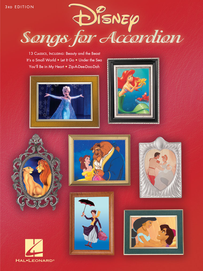 Disney Songs for Accordion – 3rd Edition - 13 Classics | Accordeon