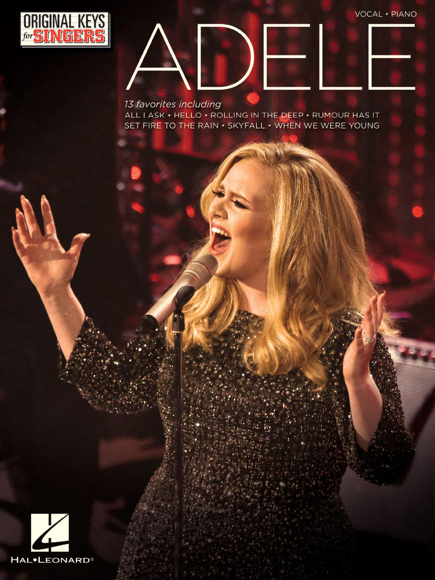 Adele – Original Keys for Singers – 13 Favorites for Vocal and Piano | Voice and Piano