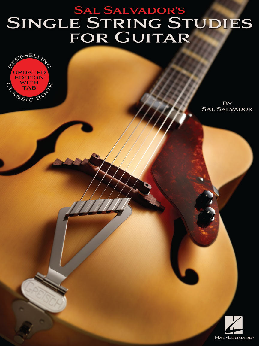 Sal Salvador's Single String Studies for Guitar – Bestselling Classic Book - Updated Edition with Tab | Gitaar
