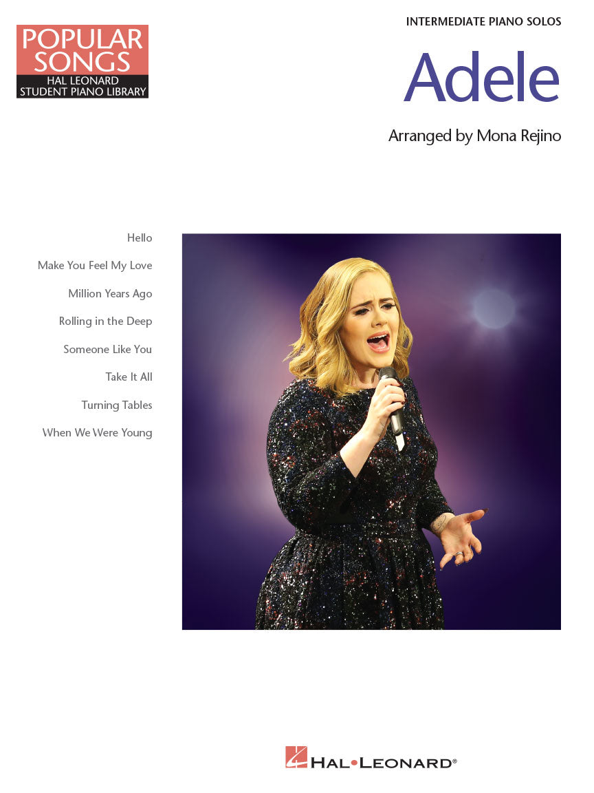 Adele – Popular Songs Series – 8 Beautiful Arrangements for Intermediate Piano Solo