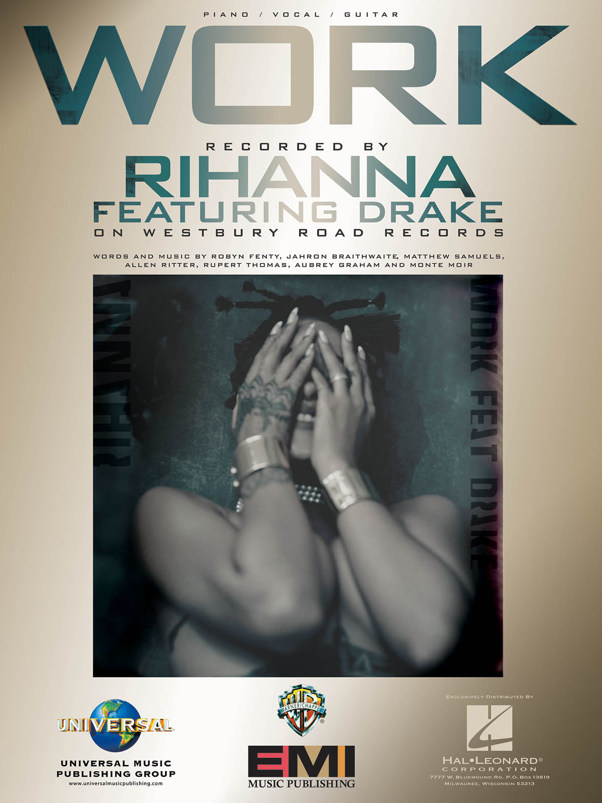 Work – Recorded by Rihanna featuring Drake | Piano, zang en gitaar