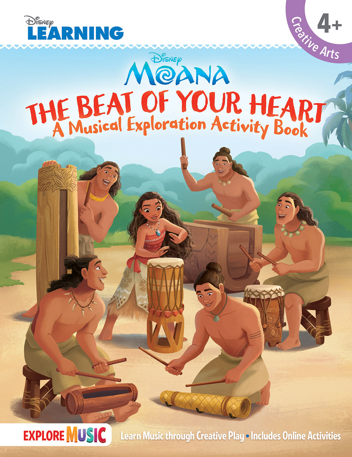 Moana: The Beat Of Your Heart – Disney Learning - A Musical Exploration Activity Book | Voice