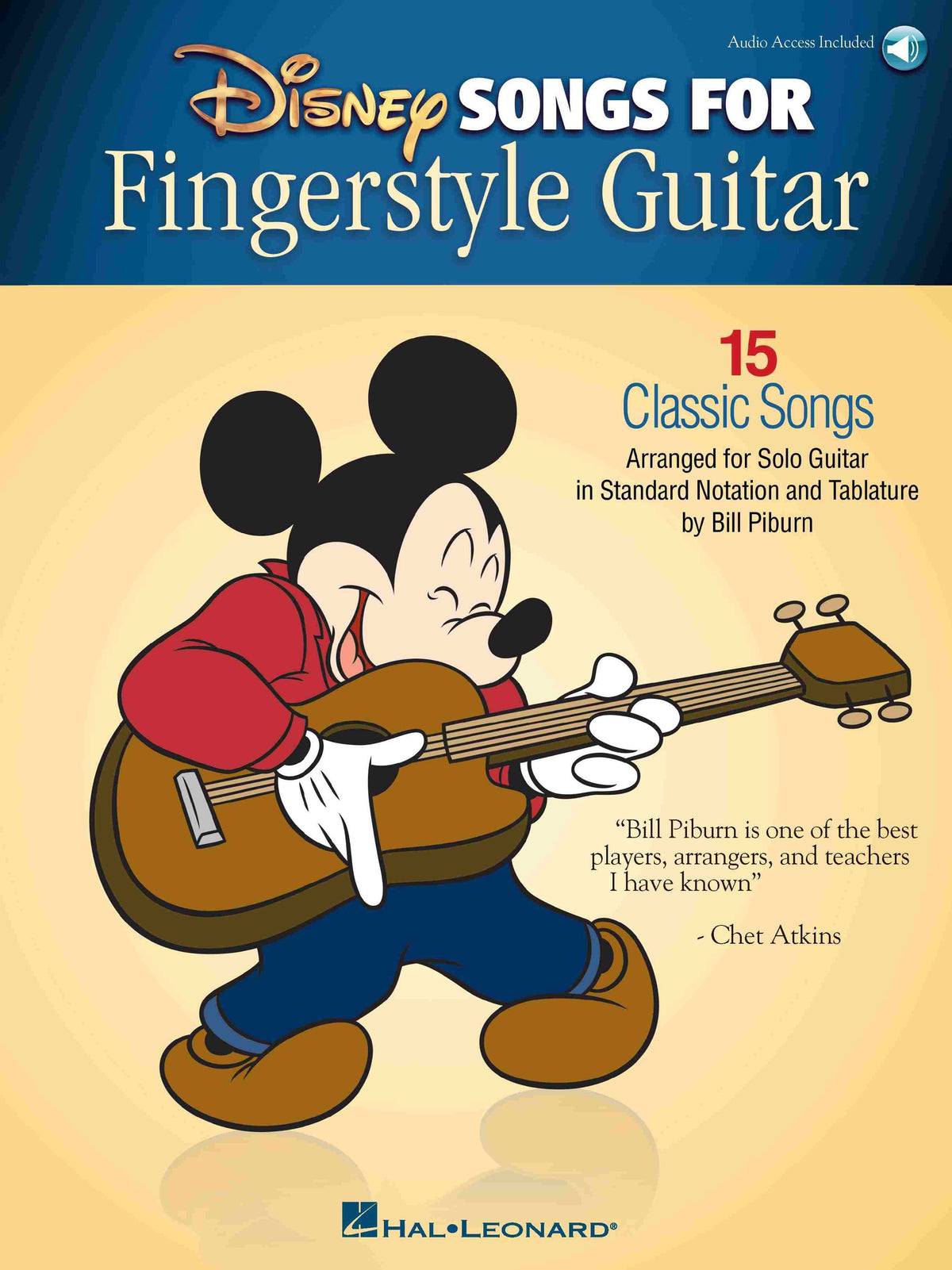 Disney Songs for Fingerstyle Guitar – 15 Classic Songs Arranged by Solo Guitar in Standard Notation and Tablature | Gitaar