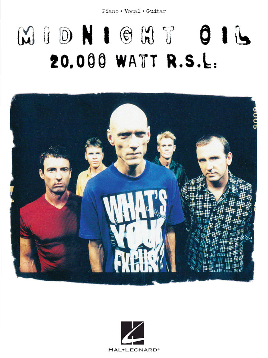 Midnight Oil - 20,000 Watt R.S.L. | Piano, zang en gitaar