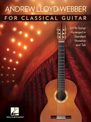 Andrew Lloyd Webber for Classical Guitar – 22 Hit Songs Arranged in Standard Notation and Tab | Gitaar
