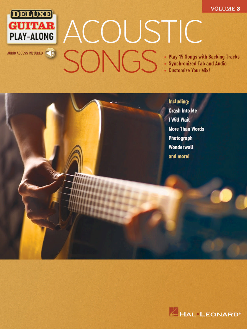 Acoustic Songs – Deluxe Guitar Play-Along Volume 3 | Gitaar