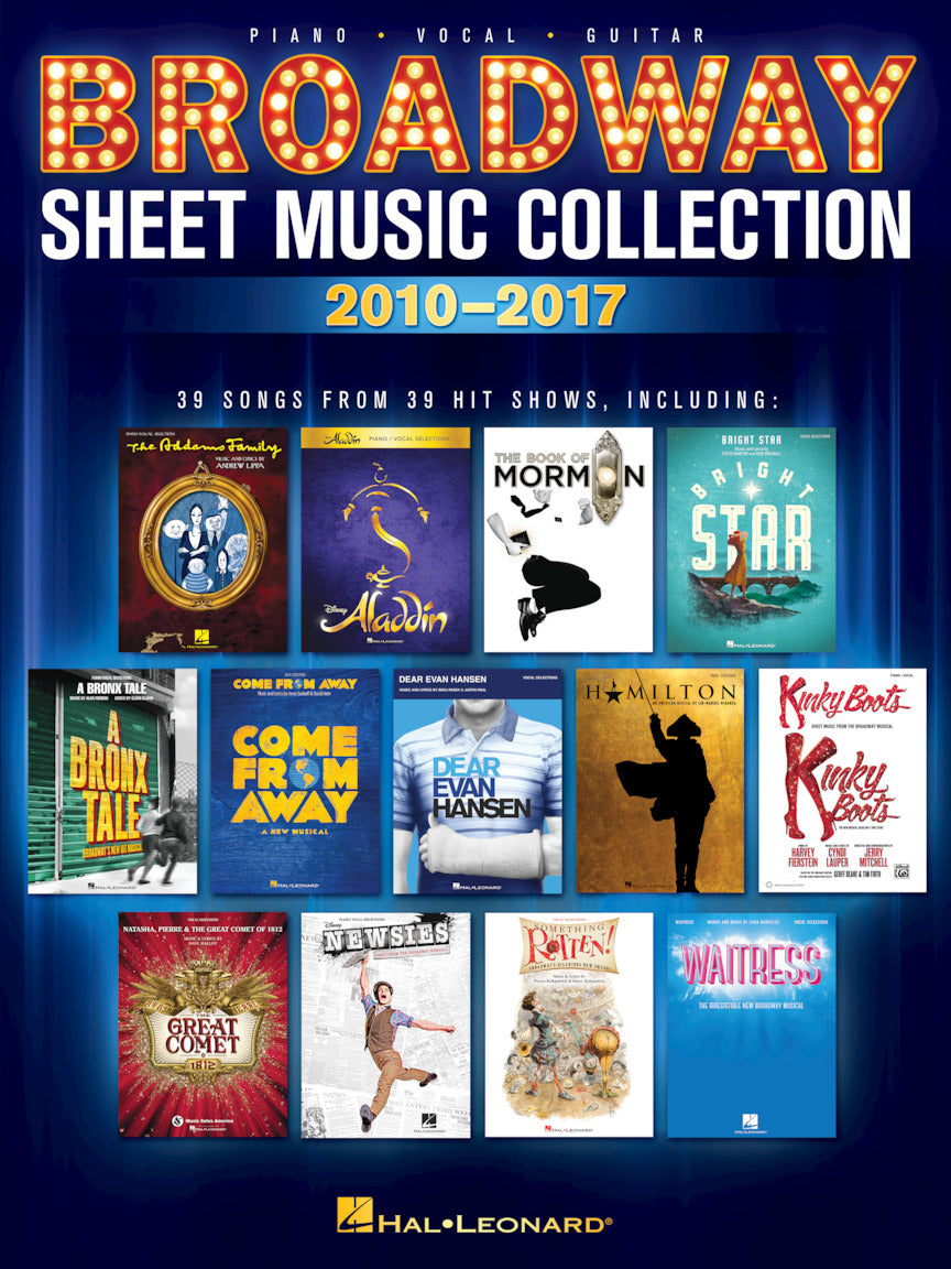 Broadway Sheet Music Collection: 2010-2017 | Piano, zang en gitaar