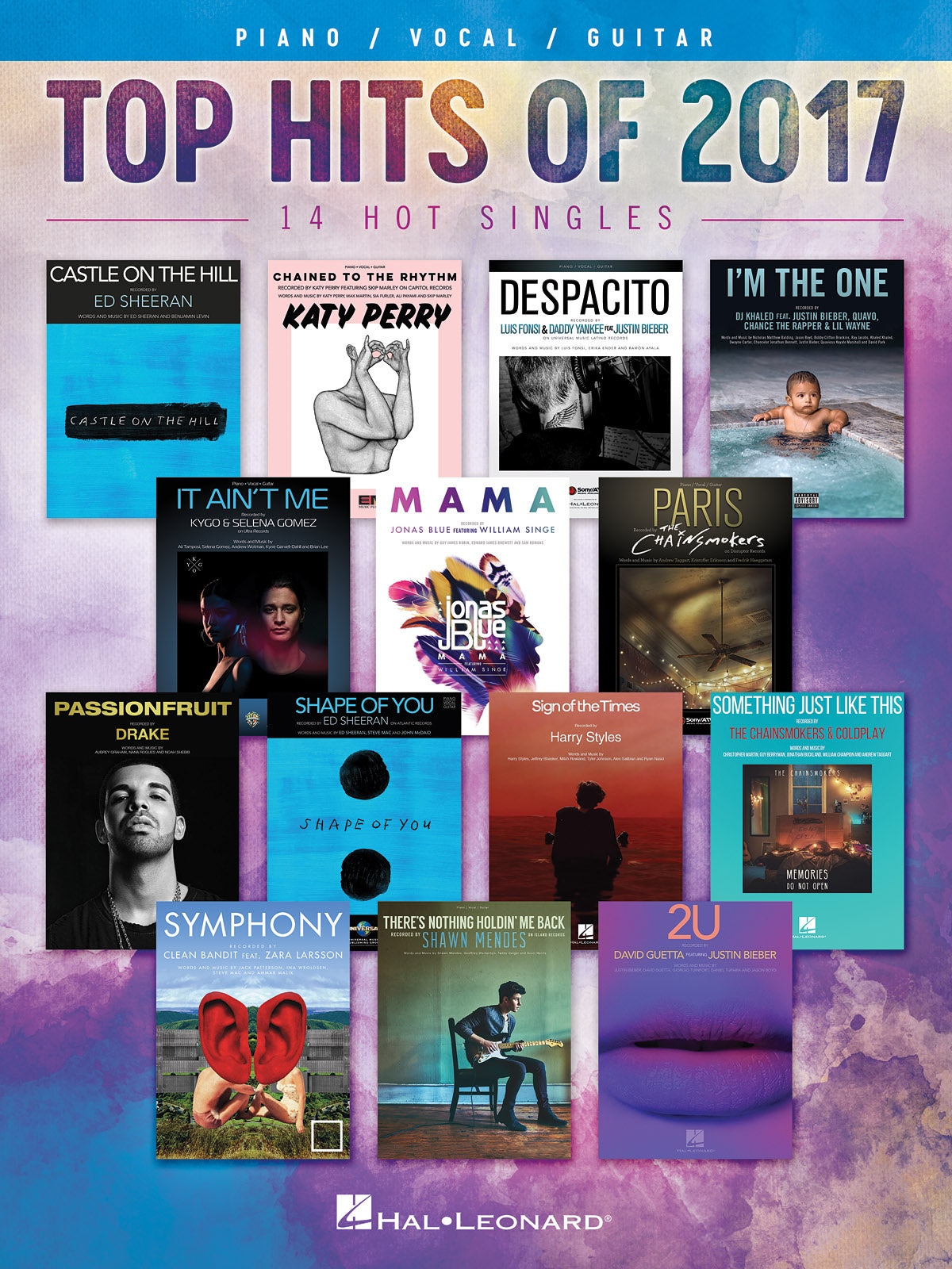 Top Hits of 2017 - PVG – 14 Hot Singles | Piano, zang en gitaar