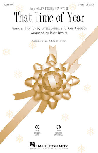 That Time of Year – from Olaf's Frozen Adventure