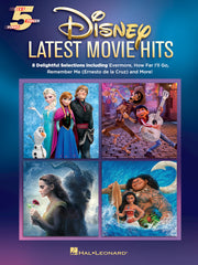 Disney Latest Movie Hits – Five-Finger Piano - 8 songs for beginners | piano