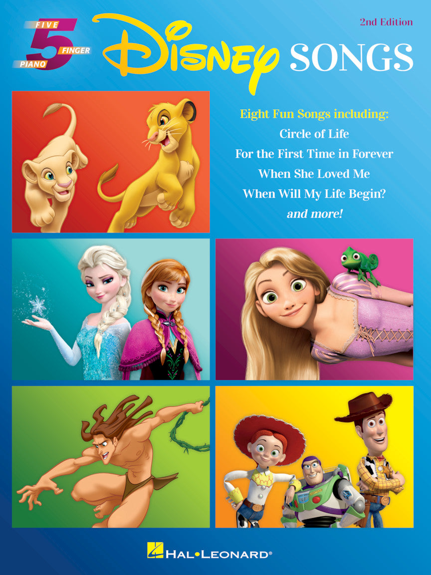 Disney Songs – Five-Finger Piano - 2nd Edition - 8 Favorites | piano