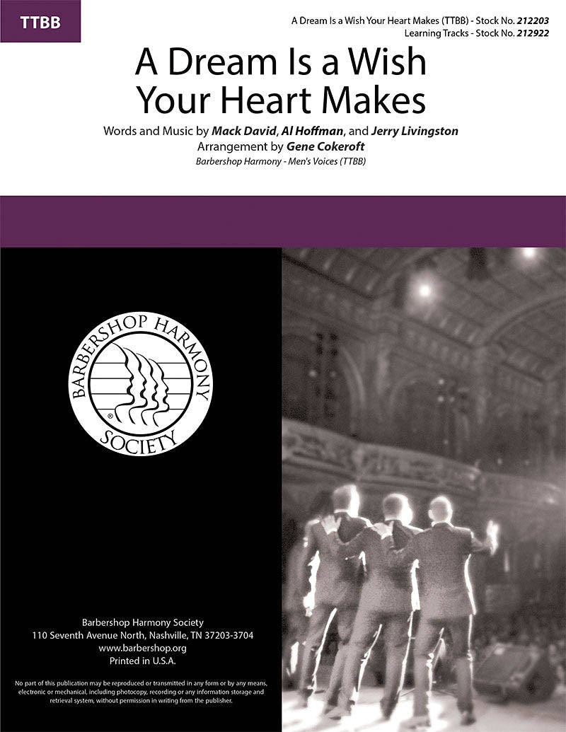 A Dream Is a Wish Your Heart Makes – from Disney's Cinderella | TTBB a Cappella