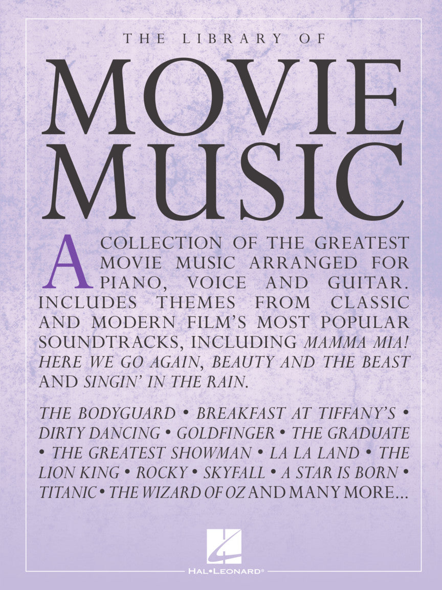 The Library of Movie Music | Piano, zang en gitaar